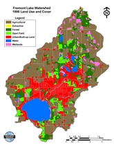 Fremont Lake Watershed Land Use/Cover 1998